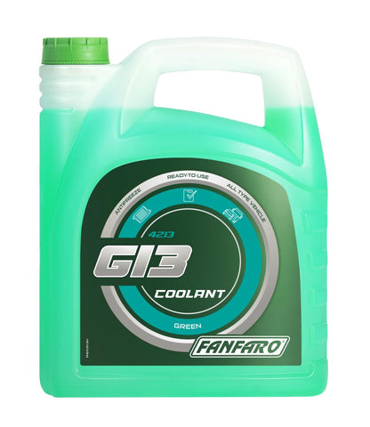 FANFARO 4213 G13 Ready-to-Use Antifreeze & HOAT Engine Coolant  – Imported from Germany