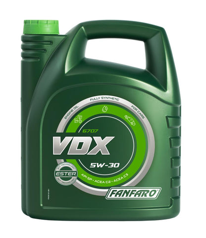 FANFARO 6707 VDX 5W-30 API SP ACEA C2/C3 Ester-containing Engine oil for Petrol and Diesel cars Imported From Germany