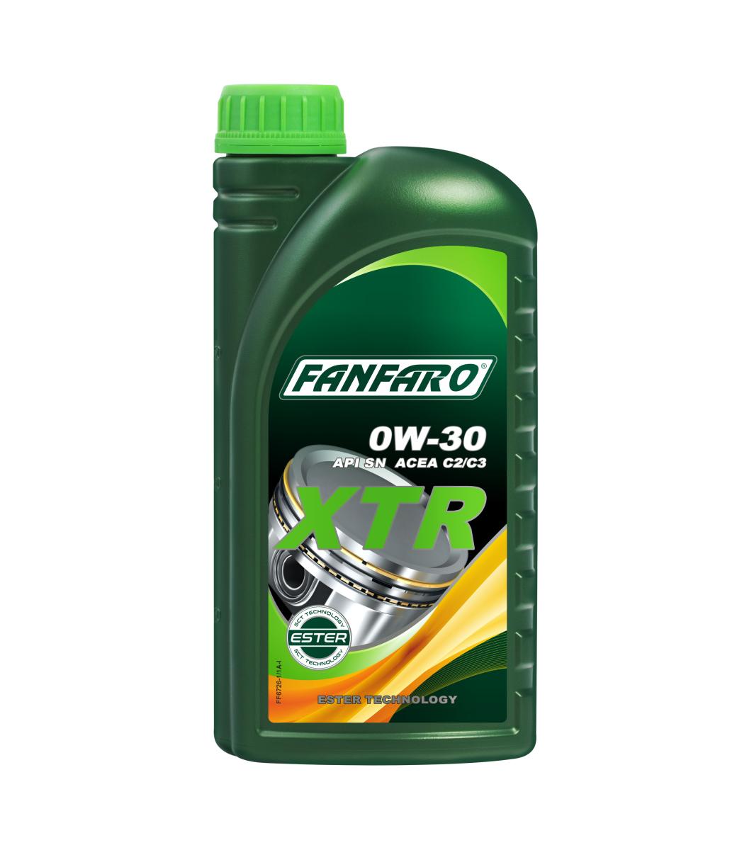 FANFARO 6726 XTR 0W-30  Synthetic Engine Oil for Petrol & Diesel Cars | Imported from Germany