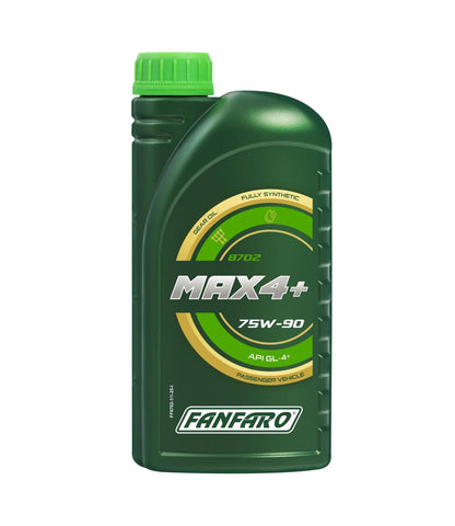 FANFARO 8702 MAX 4+ 75W-90 API GL-4+ MIL L 2105 Fully Synthetic Gear Oil Imported from Germany