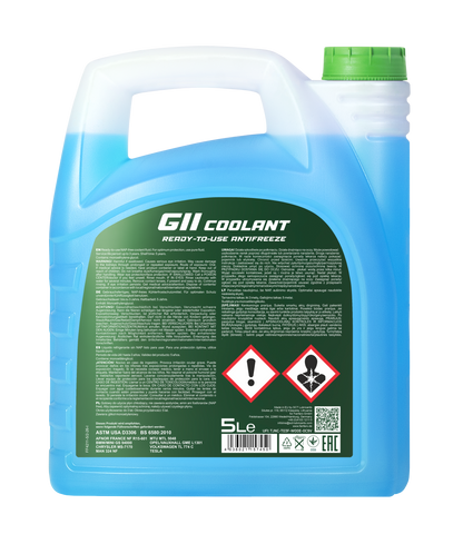 FANFARO 4211 G11 - Ready-to-Use  Antifreeze Coolant  | Imported from Germany