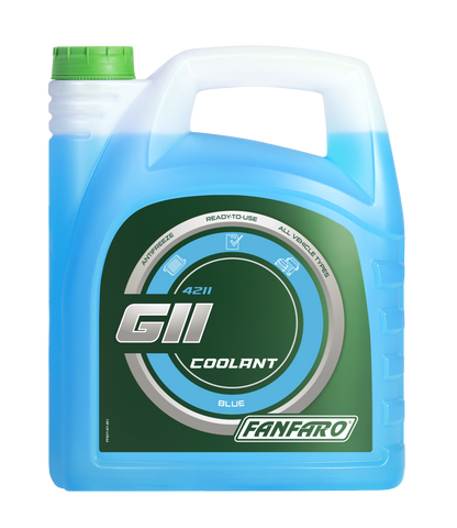 FANFARO 4211 G11 - Ready-to-Use  Antifreeze Coolant  | Imported from Germany