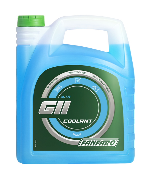 FANFARO 4211 G11 - Ready-to-Use  Antifreeze Coolant  | Imported from Germany