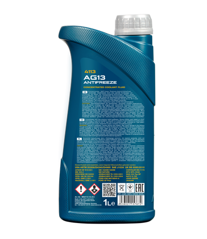 MANNOL Antifreeze AG13 Hightec 4113 | MB 325.0 | Imported from Germany