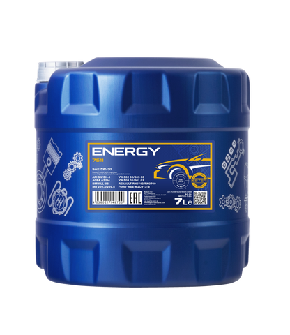 MANNOL 7511 Energy 5W-30 Engine Oil – Suitable for European Cars | Imported from Germany