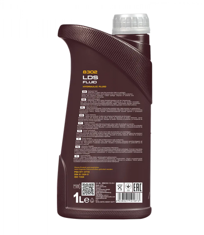 MANNOL 8302 LDS Hydraulic Fluid 1L| Imported from Germany