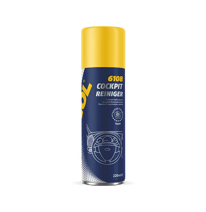 MANNOL 6108 Cockpit-Reiniger Active Foam Rose cleaner For Cars| Imported from Germany